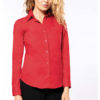 K542 - Chemise popeline manches longues femme