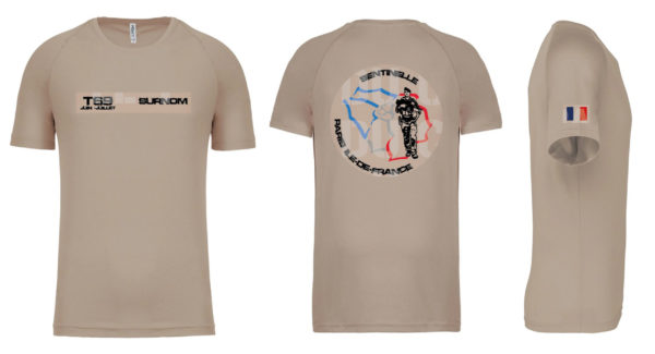 T-Shirt armée (coeur + manche  + dos)